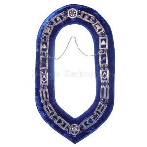 Blue Lodge Chain Collar in Silver Finish-BE-BLR-CHC-007