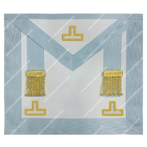 WORSHIPFUL MASTER APRON -  FRENCH MODERNE RITE-BE-FMOD-APR-011