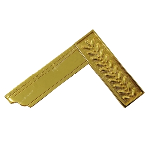 GILT JEWEL FOR WORSHIPFUL MASTER COLLAR FOR  LODGE OFFICER-BE-FREN-WCL-010