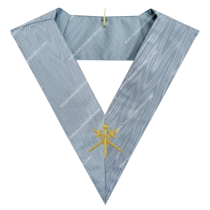 MASONIC REGALIA OFFICER'S COLLAR OF FRENCH TRADITIONAL RITE – CEREMONY MASTER-BE-FTRA-OCL-006