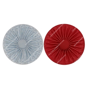 RED & BLUE ROSETTE - MASONIC ACCESSORY - FRENCH TRADITIONAL RITE-BE-FTRA-SHS-006