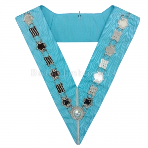 Masonic Regalia Craft Officers Collar with Metal Chain-BH-M-008