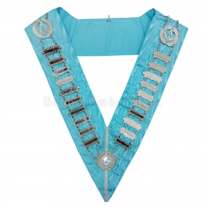 Masonic Regalia Craft Officers Collar with Single Metal Chain-BH-M-009