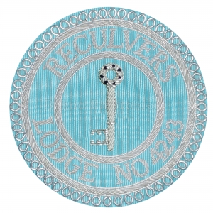 Masonic Craft Treasurer Apron Badge-BH-M-016