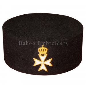 Knight Malta Prior Cap with Badge-BH-M-1205