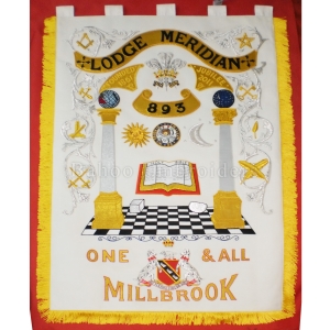MASONIC HAND EMBROIDERED BANNER-BH-MB-1680
