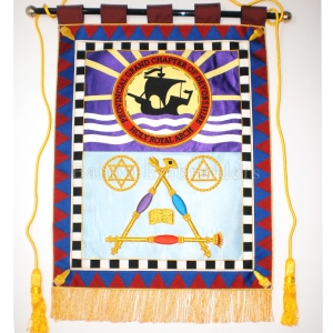 MASONIC HAND EMBROIDERED BANNER-BH-MB-1681