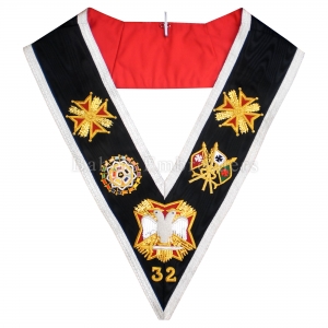Masonic Rose Croix 32nd Degree Collar-BH-M-1062