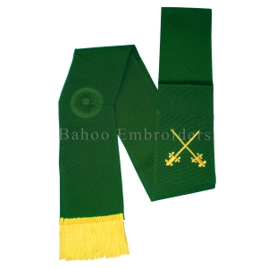 IC Knight Masons Sash – Green-BE-IRISH-KOC-004