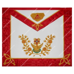 SCOTTISH RITE AASR 18TH DEGREE HAND EMBROIDERED APRON-BE-AASR-18D-002