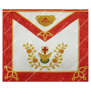 SCOTTISH RITE AASR 18TH DEGREE HAND EMBROIDERED APRON-BE-AASR-18D-003