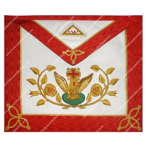 SCOTTISH RITE AASR 18TH DEGREE HAND EMBROIDERED APRON-BE-AASR-18D-004
