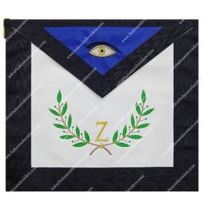 AASR 4TH DEGREE APRON WITH LOGO & TWIGS EMBROIDERY-BE-AASR-4D-011
