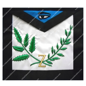 AASR 4TH DEGREE APRON WITH TWIGS-BE-AASR-4D-012