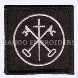 MACHINE EMBROIDERED BADGE-BH-MB-007