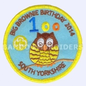 MACHINE EMBROIDERED BADGE-BH-MB-009