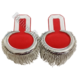 MARCHING BAND SHOULD EPAULETTES (SILVER COLOR)-BH-BSB-008